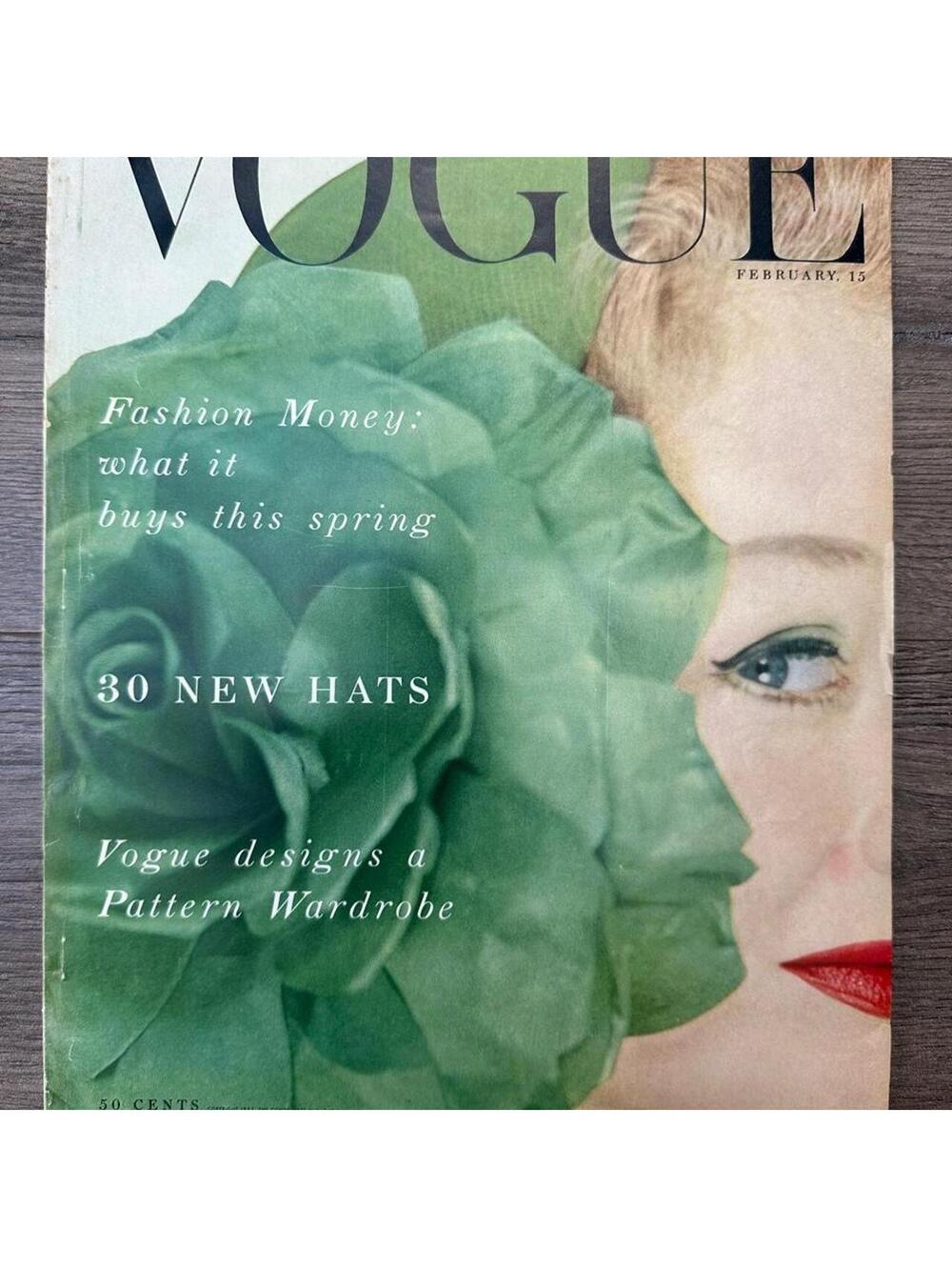 1953 Vogue pattern book from February 15, 1953.